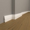 White Waterproof Baseboard Molding DSK-12018 (94.4x4.7x0.59")