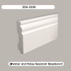 White Waterproof Baseboard Molding DSK-12018 (94.4x4.7x0.59")