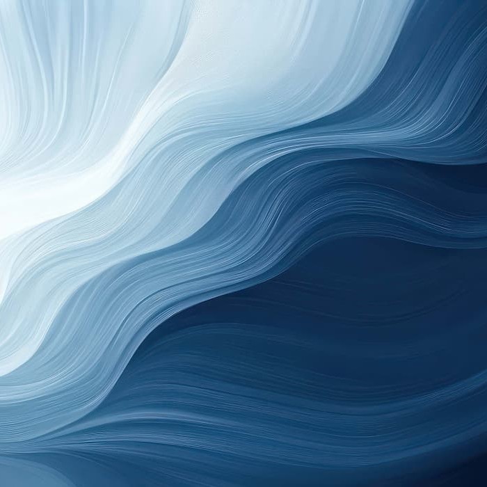 Coastal Blue Wave Wallpaper | Ocean Mural YM-02572