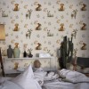 Cute Bunny Watercolor Wallpaper | Woodland Mural YCO-30011
