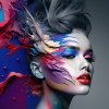 Elegant Woman Wallpaper | Stylish Salon Wall Art YK-00778