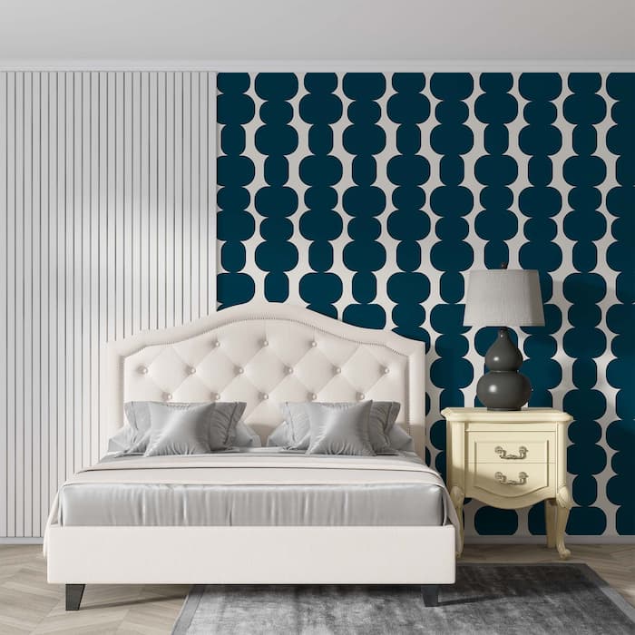 Geometric Pattern Wallpaper | Retro Abstract Art YDT-04053