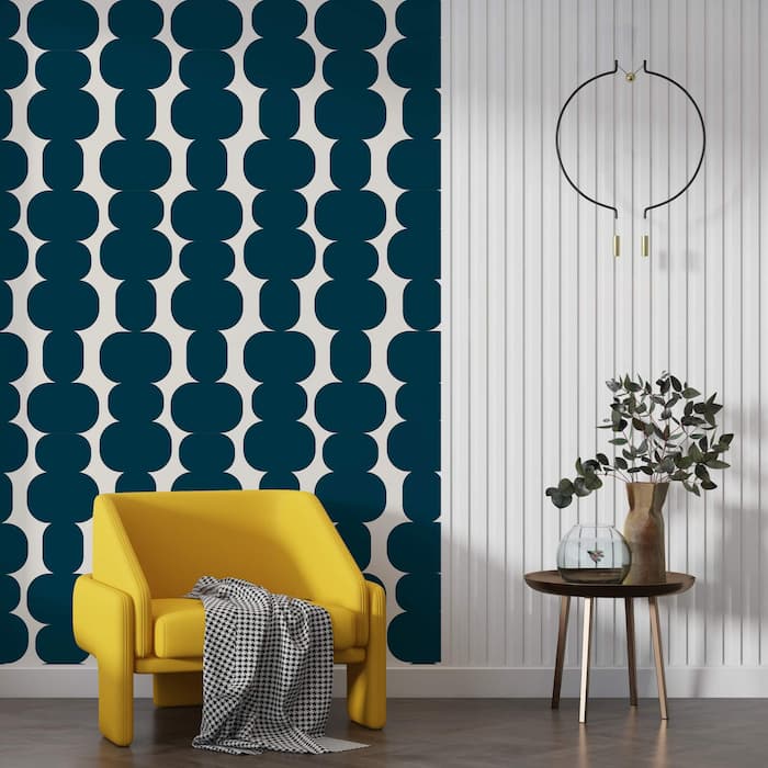 Geometric Pattern Wallpaper | Retro Abstract Art YDT-04053