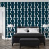 Geometric Pattern Wallpaper | Retro Abstract Art YDT-04053