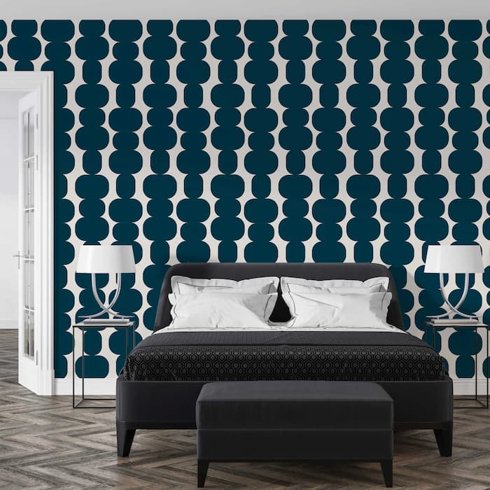 Geometric Pattern Wallpaper | Retro Abstract Art YDT-04053