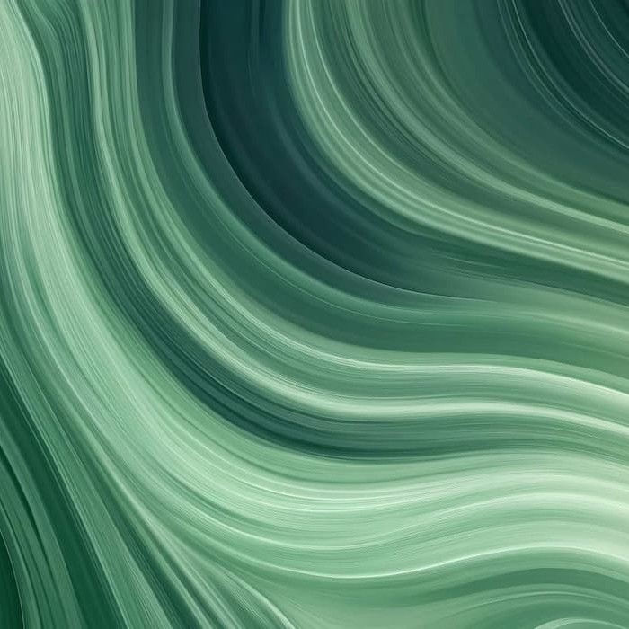 Green Ombre Wave Wallpaper | Abstract Wall Mural YM-02573