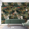 Jaipur Garden Wallpaper | Mughal Design Wall Art YM-30019