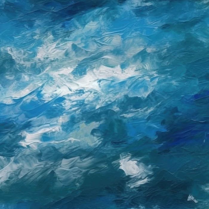 Textured Navy Wallpaper | Oil Painting Wall Art YS-04048